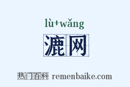 漉网是什么意思的图片